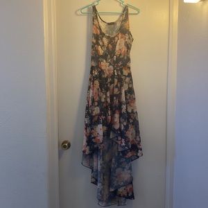 Venus Black Based Floral Dress